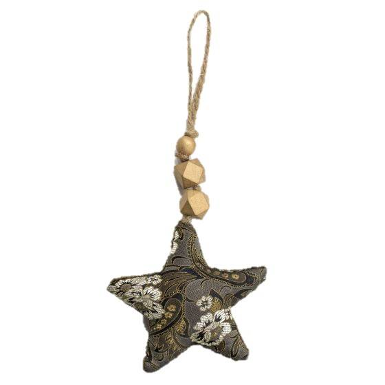 hanger - stoffen ster - groen