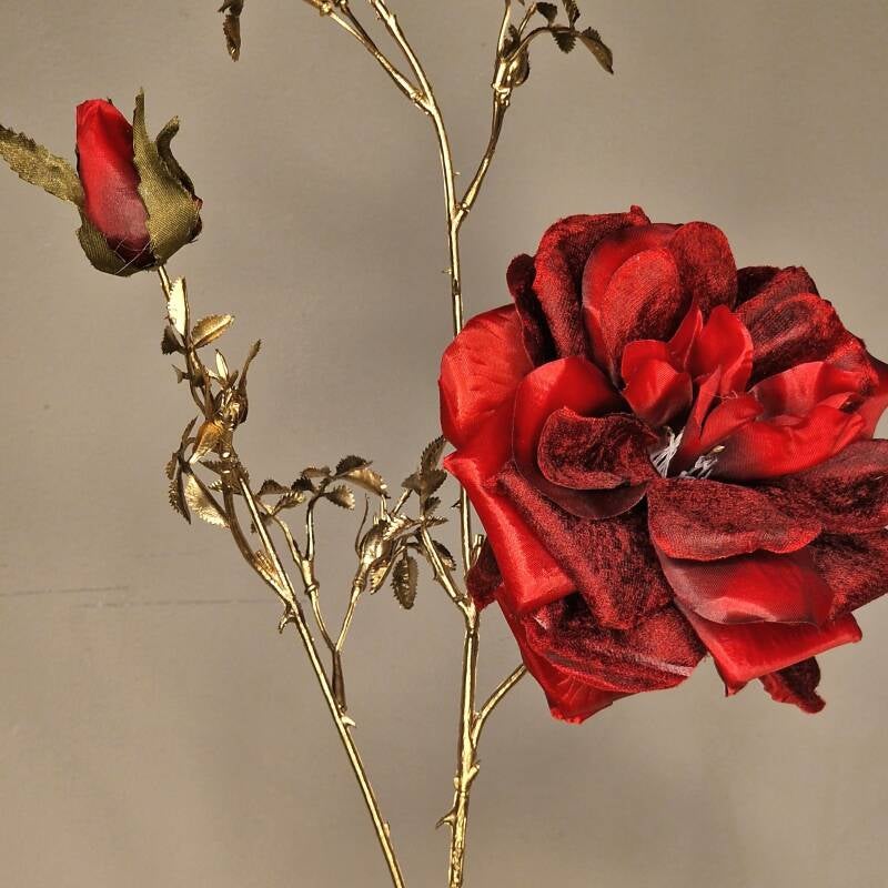 Zijdebloem - roos / XL