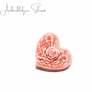 aroma ornament - hart met bloemmotief — Orange and Cinnamon