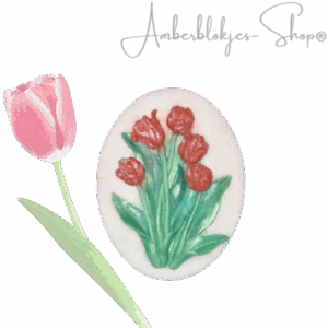 aroma ornaments - 3D tulpen 'schilderijtje'