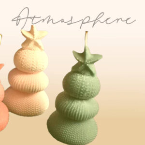 Atmosphere - deco kaars gestapelde zee