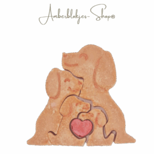 aroma ornament - family puzzel / hond — Orange and Cinnamon