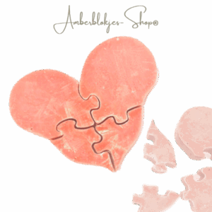 aroma ornament - puzzel hart — Orange and Cinnamon