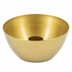 Kaarsenhouder - bowl - goud