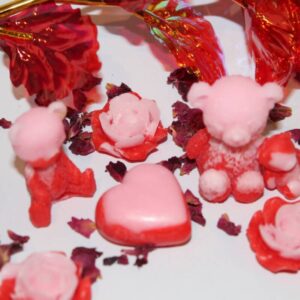 Valentijn Geschenk Set Roos, Hartjes en Beertjes