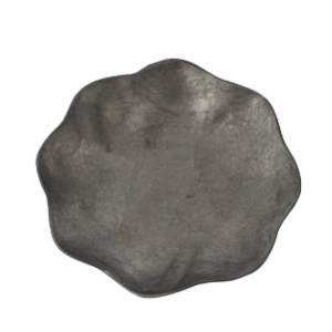 schaaltje schelp - bloem - zwart