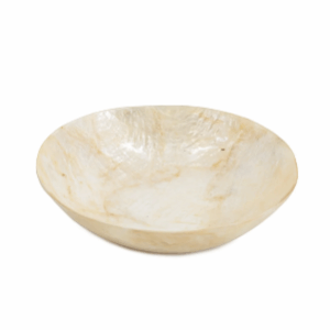schaaltje schelp - rond - goud