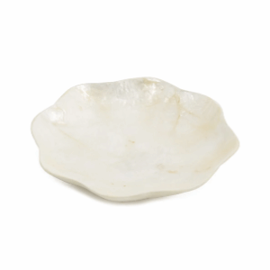 schaaltje schelp - bloem - wit