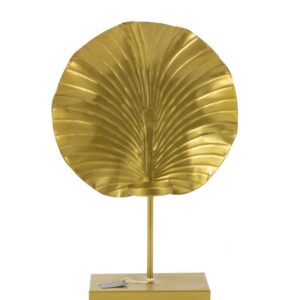 kaarsenhouder - blad/goud