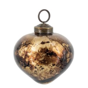 VQ® KERSTBAL BROWN MARBLE
