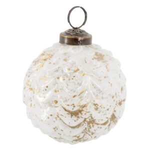 VQ® KERSTBAL WHITE & GOLD