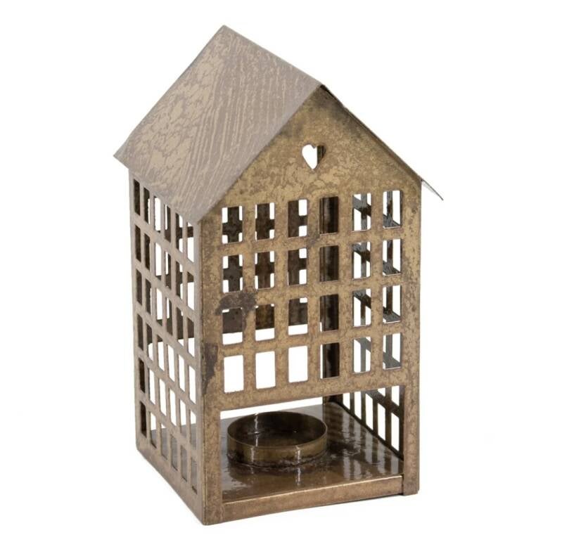 Waxinehouder huisje #5943