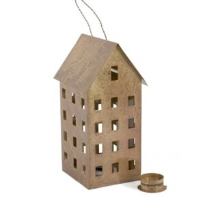 Waxinehouder huisje #5953