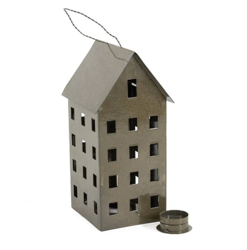 Waxinehouder huisje #5955